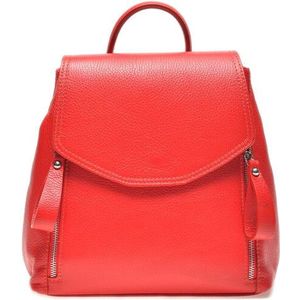 Carla Ferreri Dámsky kožený batoh CF1698 Rosso vyobraziť