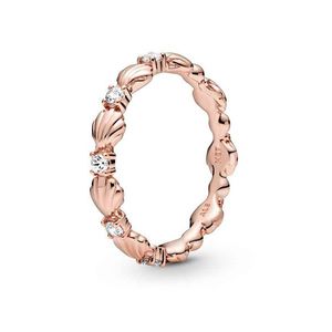 Pandora Bronzový mušličkový prsteň Rose 188946C01 50 mm vyobraziť