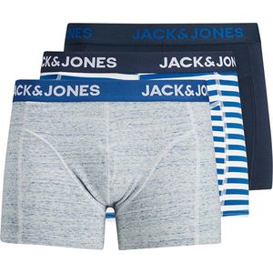 Jack&Jones 3 PACK - pánske boxerky 12195408 Dress Blues S vyobraziť