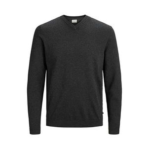 Jack&Jones Pánsky sveter JJEBASIC 12137194 Dark Grey Melange S vyobraziť