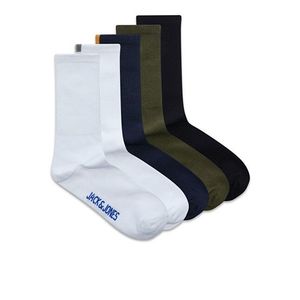 Jack&Jones 5 PACK - pánske ponožky JACTHOR 12190665 Navy Blazer vyobraziť