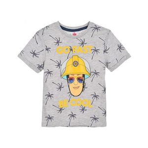 Požárník sam - sivé chlapčenské tričko vyobraziť