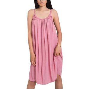 Ružové ĺahké šaty na ramienka vyobraziť