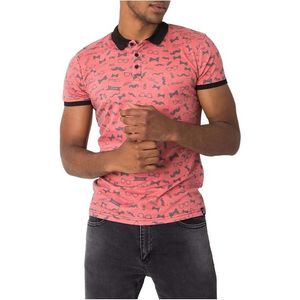 Ružové pánske tričko s potlačou vyobraziť