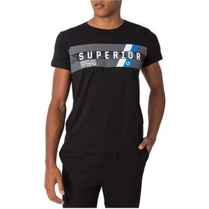 čierne pánske tričko superior vyobraziť