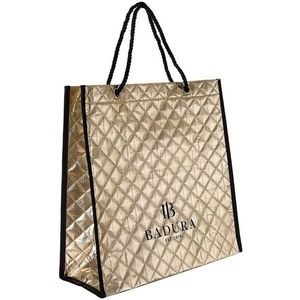 Zlatá nákupná taška Badura vyobraziť