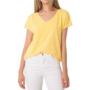 žlté dámske tričko vyobraziť