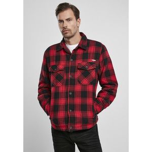 Brandit Lumberjacket red/black - S vyobraziť