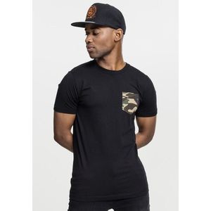 Urban Classics Camo Pocket Tee blk/camo - S vyobraziť