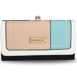 Peňaženka Leesun-Čierna/Ružová KP4569 vyobraziť