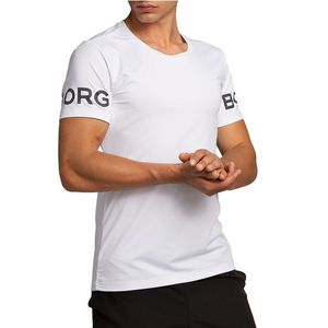 Pánske biele tričko s krátkym rukávom Borg Tee vyobraziť