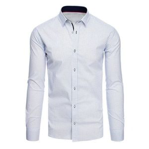 Biela pánska košeľa DX1881 vyobraziť