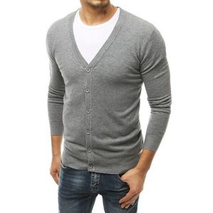 Trendový svetlo-sivý sveter pre pánov WX1537 vyobraziť