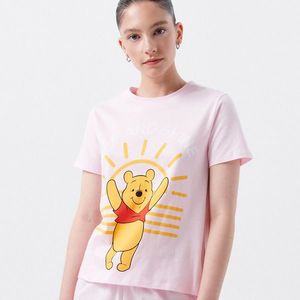 Cropp - Pyžamo s potlačou Winnie the Pooh - Ružová vyobraziť