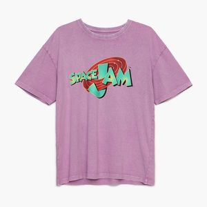 Cropp - Tričko s potlačou Space Jam - Purpurová vyobraziť