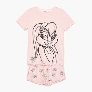 Cropp - Dvojdielne pyžamo Lola Bunny - Ružová vyobraziť