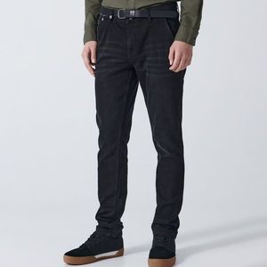 Cropp - Chino slim džínsy s opaskom - Čierna vyobraziť