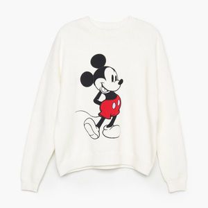 Cropp - Sveter Mickey Mouse - Biela vyobraziť
