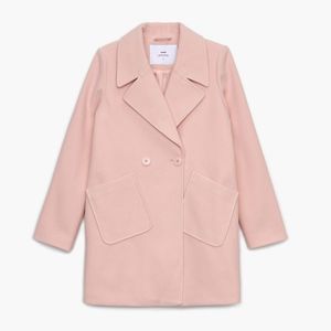 Cropp - Dvojradový kabát - Ružová vyobraziť