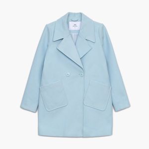 Cropp - Dvojradový kabát - Modrá vyobraziť