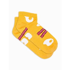 Veselé žlté ponožky U177 vyobraziť
