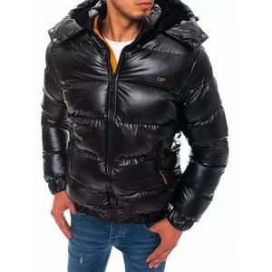Trendová zimná bunda v čiernej farbe vyobraziť