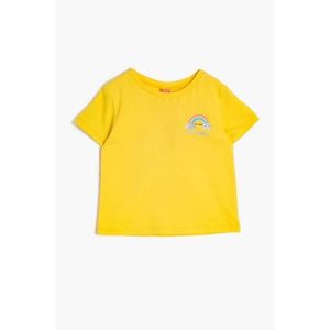Koton Baby Girl Yellow Tshirt vyobraziť