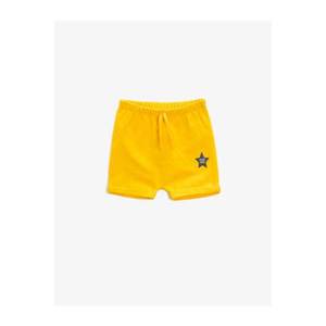 Koton Boys Yellow Cotton Shorts vyobraziť