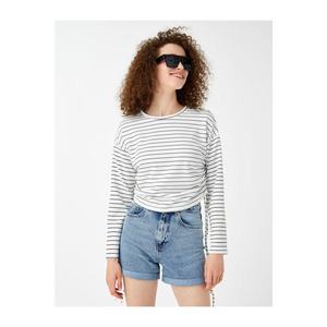 Koton Striped Sweatshirt Crop vyobraziť