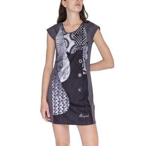 Desigual Šaty Woman Knitted Dress Short Sleeve vyobraziť