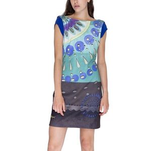 Desigual Šaty Woman Knitted Dress Short Sleeve vyobraziť