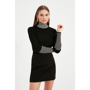 Trendyol Black Turtleneck knitwear Sweater vyobraziť