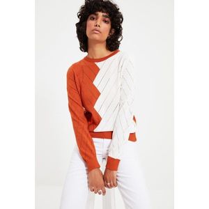 Trendyol Tile Crew Neck Knitwear Sweater vyobraziť