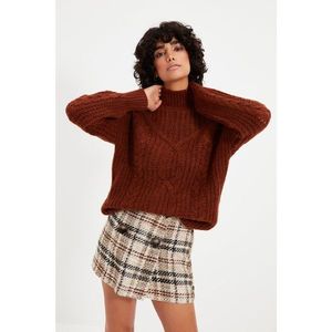 Trendyol Tile Knitted Detailed Knitwear Sweater vyobraziť