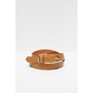 Plain belt with a gold buckle vyobraziť