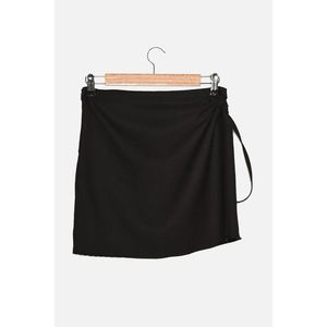 Trendyol Black Pleated Skirt vyobraziť