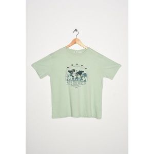 Koton Women's A.Green T-Shirt vyobraziť