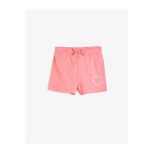 Koton Baby Girl Pink Girl Pink Glitter Detailed Shorts vyobraziť