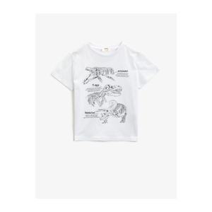 Koton Boy Printed T-Shirt Cotton Crew Neck vyobraziť
