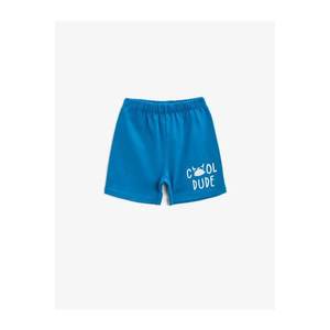 Koton Baby Boy Blue Printed Shorts vyobraziť