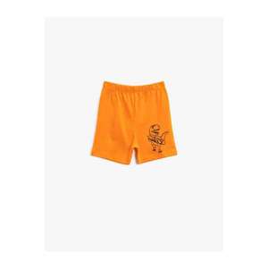 Koton Boys Orange Printed Shorts vyobraziť