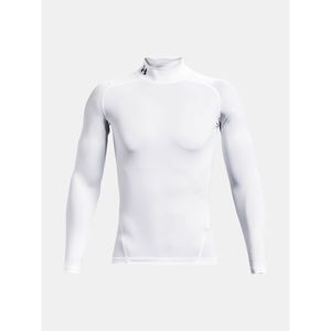 T-shirt Under Armour UA HG Armour Comp Mock LS-WHT vyobraziť