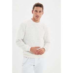 Trendyol Ecru Men's Sweatshirt vyobraziť