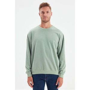 Trendyol Mint Men's Oversize Fit Sweatshirt vyobraziť