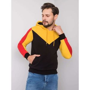 Men's yellow and black hoodie vyobraziť