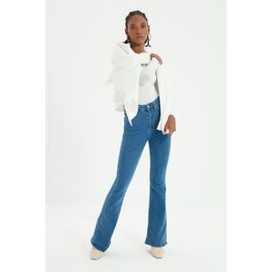 Trendyol Light Blue High Waist Flare Jeans vyobraziť