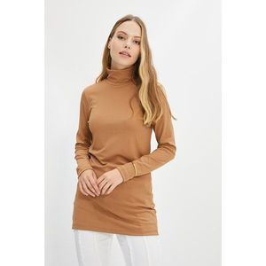 Trendyol Beige Knitted Tunic vyobraziť