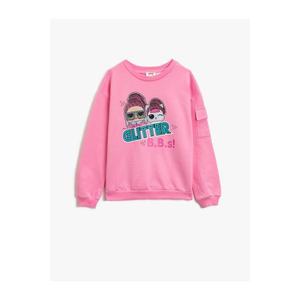 Koton Lol Suprise Licensed Printed Cotton Crew Neck Sweatshirt vyobraziť