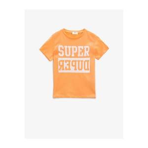 Koton Boy's Orange Super Printed T-Shirt vyobraziť