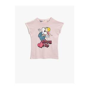 Koton Girl's PINK Bugs Bunny T-Shirt Licensed Cotton vyobraziť